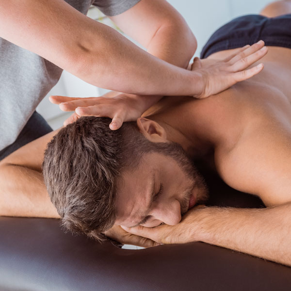 guy getting neck adjustment